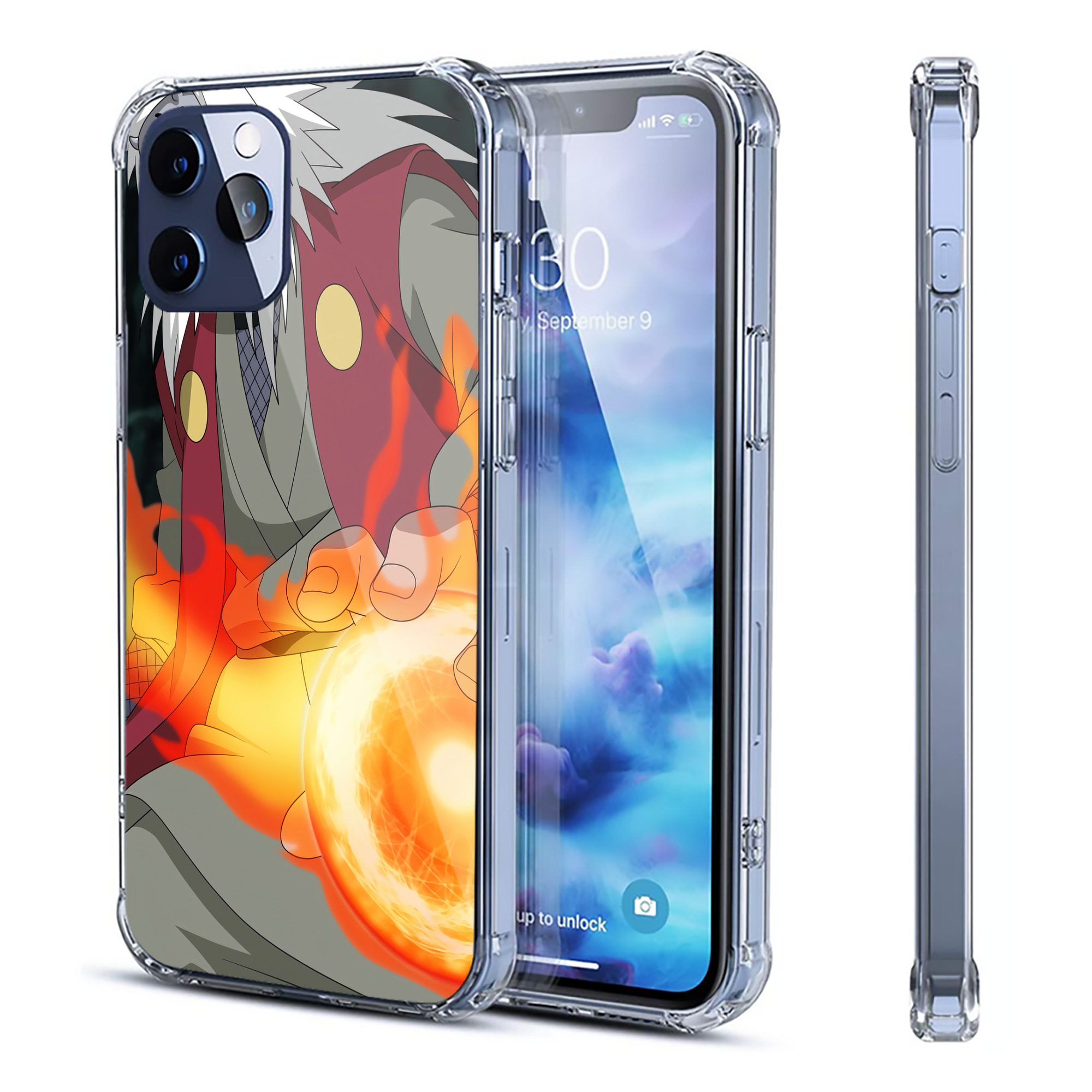 （画像用） NARUTO -ナルト- NARUTO -ナルト- 疾風伝 【iPhone 12シリーズ対応】透明スマホケース（クリアソフトケース）